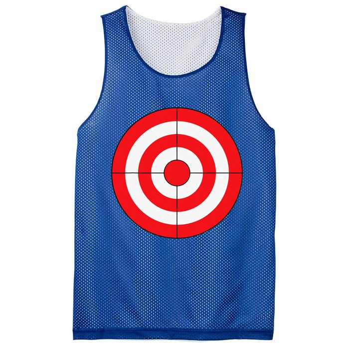 BullsEye Target Lazy DIY Halloween Costume Darts Shooting Mesh Reversible Basketball Jersey Tank