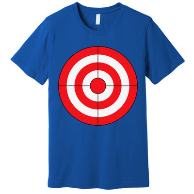 BullsEye Target Lazy DIY Halloween Costume Darts Shooting Premium T-Shirt