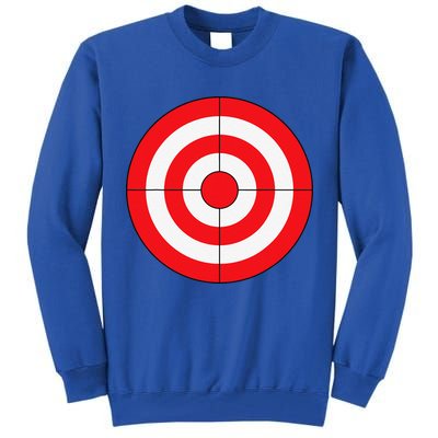 BullsEye Target Lazy DIY Halloween Costume Darts Shooting Tall Sweatshirt