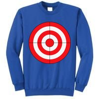 BullsEye Target Lazy DIY Halloween Costume Darts Shooting Tall Sweatshirt
