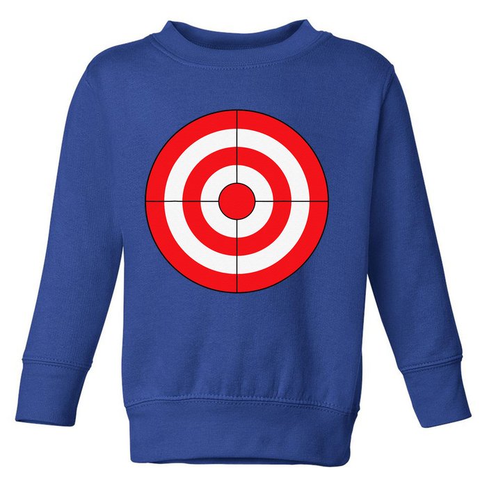 BullsEye Target Lazy DIY Halloween Costume Darts Shooting Toddler Sweatshirt
