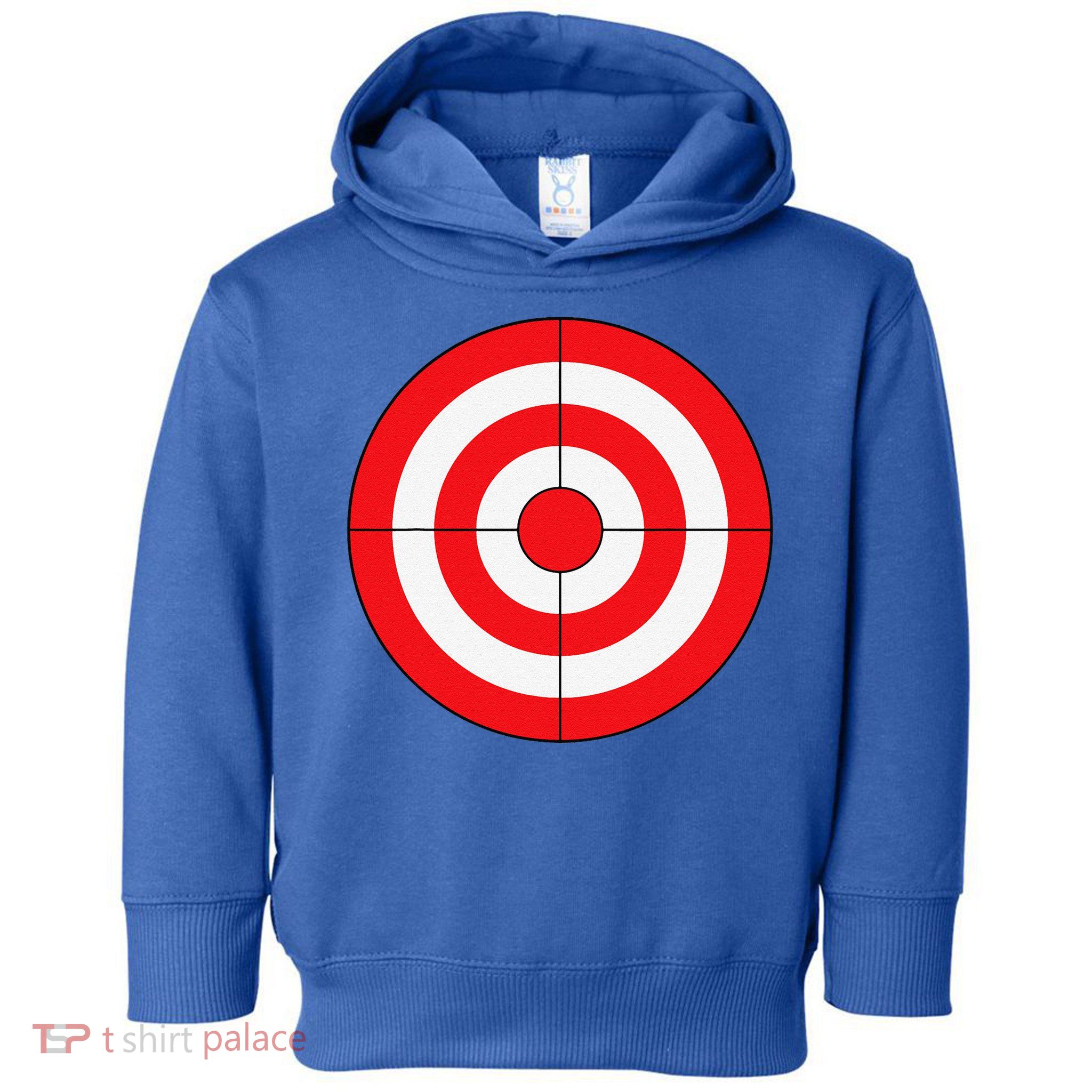 BullsEye Target Lazy DIY Halloween Costume Darts Shooting Toddler Hoodie