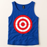 BullsEye Target Lazy DIY Halloween Costume Darts Shooting Tank Top