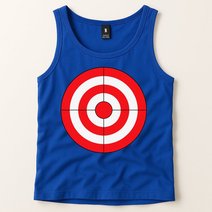 BullsEye Target Lazy DIY Halloween Costume Darts Shooting Tank Top
