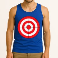 BullsEye Target Lazy DIY Halloween Costume Darts Shooting Tank Top