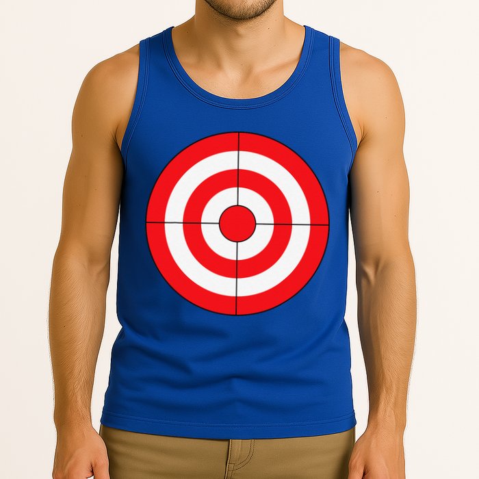 BullsEye Target Lazy DIY Halloween Costume Darts Shooting Tank Top