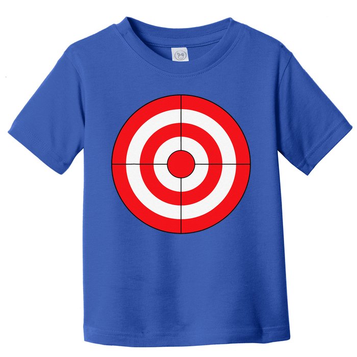BullsEye Target Lazy DIY Halloween Costume Darts Shooting Toddler T-Shirt