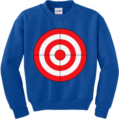 BullsEye Target Lazy DIY Halloween Costume Darts Shooting Kids Sweatshirt
