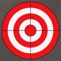 BullsEye Target Lazy DIY Halloween Costume Darts Shooting Cotton Canvas Backpack