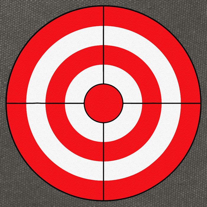 BullsEye Target Lazy DIY Halloween Costume Darts Shooting Cotton Canvas Backpack