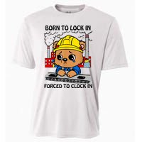 Born To Lock In Forced To Clock In Cooling Performance Crew T-Shirt