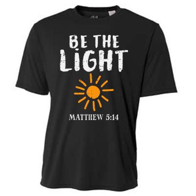 Be The Light Sun Matthew 514 Bible Christian Cooling Performance Crew T-Shirt