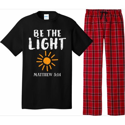 Be The Light Sun Matthew 514 Bible Christian Pajama Set