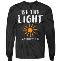 Be The Light Sun Matthew 514 Bible Christian Tie-Dye Long Sleeve Shirt