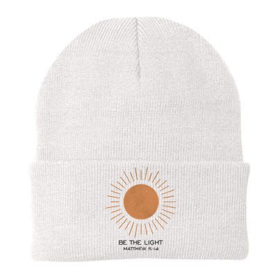 Be The Light Matthew 5 14 Knit Cap Winter Beanie