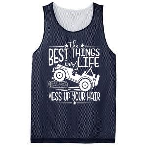 Best Things Life Mess Up Your Hair Mesh Reversible Basketball Jersey Tank