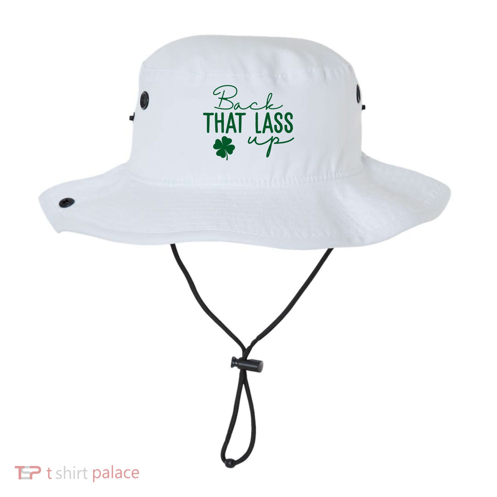 Back That Lass Up Funny St Patricks Day Offensive Bucket Hat