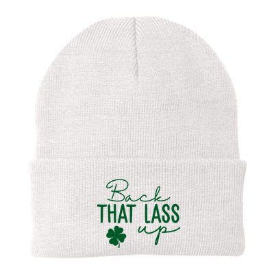 Back That Lass Up Funny St Patricks Day Offensive Knit Cap Winter Beanie