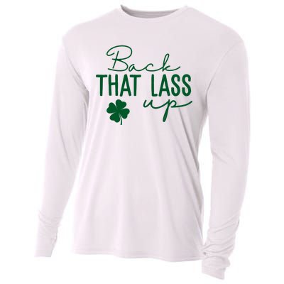 Back That Lass Up Funny St Patricks Day Offensive Cooling Performance Long Sleeve Crew