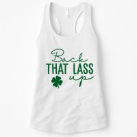 Back That Lass Up Funny St Patricks Day Offensive Womens Tank Top