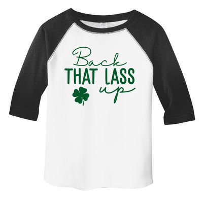 Back That Lass Up Funny St Patricks Day Offensive Toddler Fine Jersey T-Shirt