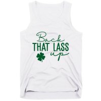 Back That Lass Up Funny St Patricks Day Offensive Tank Top