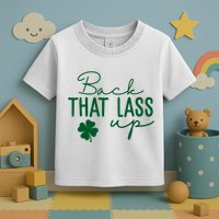 Back That Lass Up Funny St Patricks Day Offensive Toddler T-Shirt