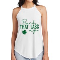 Back That Lass Up Funny St Patricks Day Offensive Women's Perfect Tri Rocker Tank