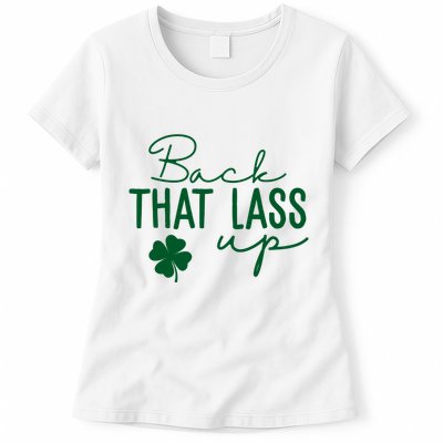 Back That Lass Up Funny St Patricks Day Offensive Womens T-Shirt