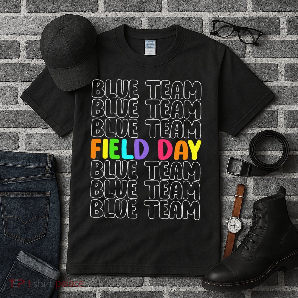 Blue Team Let The Games Begin 2025 Field Day Spirit Squad Tall T-Shirt