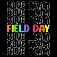 Blue Team Let The Games Begin 2025 Field Day Spirit Squad Tall T-Shirt