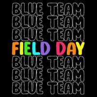 Blue Team Let The Games Begin 2025 Field Day Spirit Squad 16 in Basic Backpack
