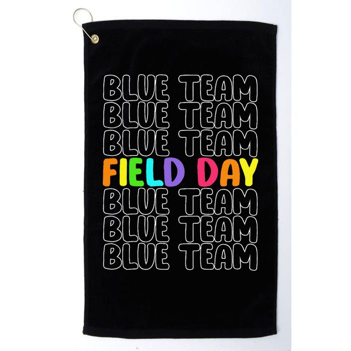 Blue Team Let The Games Begin 2025 Field Day Spirit Squad Golf Towel