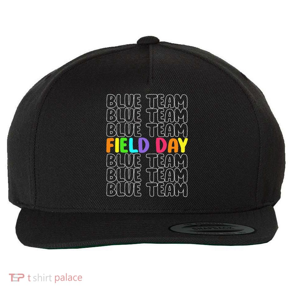 Blue Team Let The Games Begin 2025 Field Day Spirit Squad Wool Snapback Cap