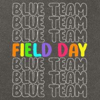 Blue Team Let The Games Begin 2025 Field Day Spirit Squad Cotton Canvas Backpack
