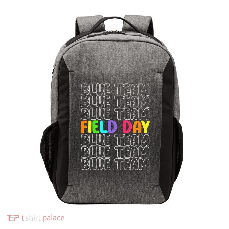 Blue Team Let The Games Begin 2025 Field Day Spirit Squad Vector Backpack