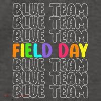 Blue Team Let The Games Begin 2025 Field Day Spirit Squad Vector Backpack