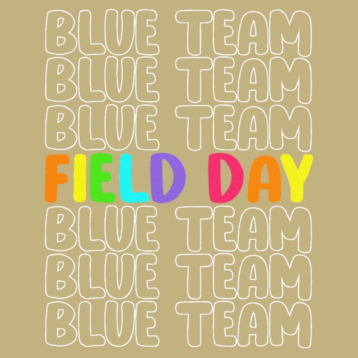 Blue Team Let The Games Begin 2025 Field Day Spirit Squad T-Shirt