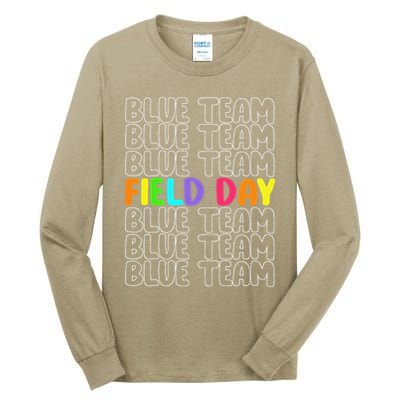 Blue Team Let The Games Begin 2025 Field Day Spirit Squad Tall Long Sleeve T-Shirt