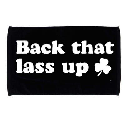 Back That Lass Up Funny Designs Meaningful Gift Microfiber Hand Towel