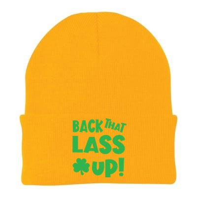 Back That Lass Up Funny St Patricks Day Gift Knit Cap Winter Beanie