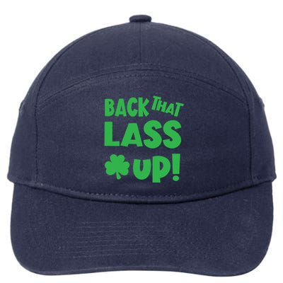 Back That Lass Up Funny St Patricks Day Gift 7-Panel Snapback Hat