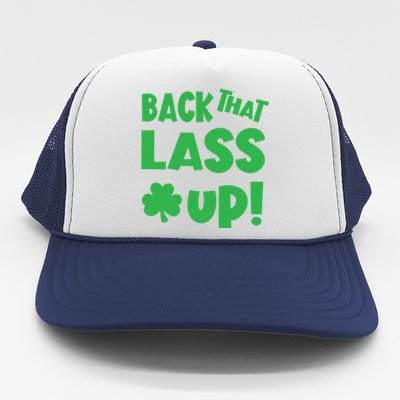 Back That Lass Up Funny St Patricks Day Gift Trucker Hat