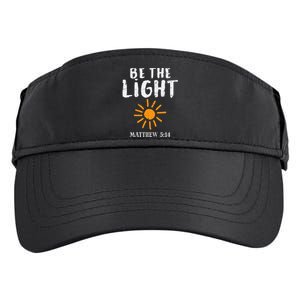 Be The Light Sun Matthew 514 Bible Christian Adult Drive Performance Visor