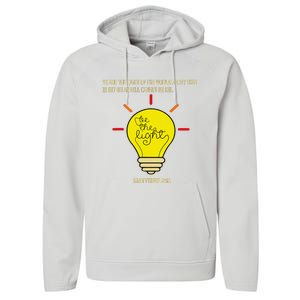 Be The Light Matthew 514 Performance Fleece Hoodie