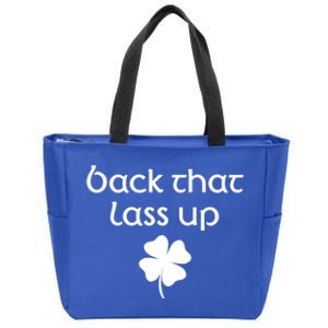 Back That Lass Up St Patrick's Day Cute Gift Zip Tote Bag