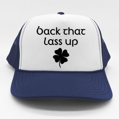 Back That Lass Up St Patrick's Day Cute Gift Trucker Hat