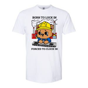 Born To Lock In Forced To Clock In Softstyle CVC T-Shirt