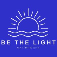 Be The Light Faith Religious Jesus Christian Tall T-Shirt