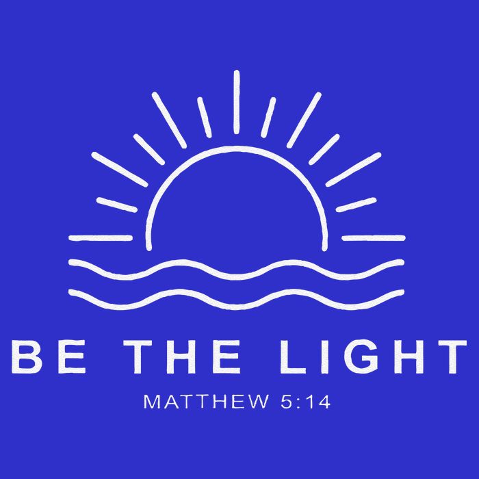 Be The Light Faith Religious Jesus Christian Tall T-Shirt